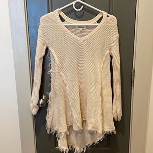 Size medium cream sweater!